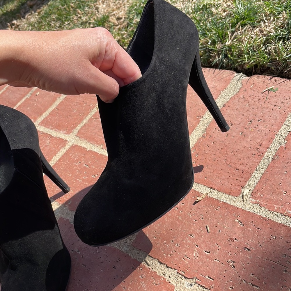 Stuart Weitzman For Scoop Platform Boot Heels - image 5